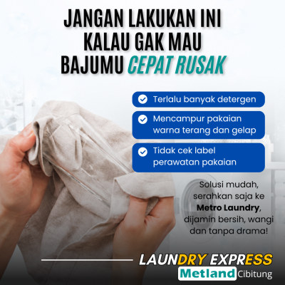 Metro Laundry Express Metland Cibitung 37